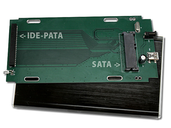 USB v2.0 EXTERNAL ENCLOSURE FOR 2½’’ SATA/IDE HARD DISK