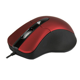 2388-RED-BK USB OPTICAL MOUSE